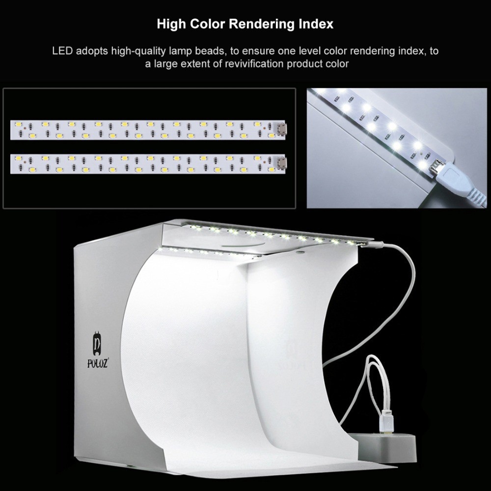 Bộ khung + đèn LED hỗ trợ chụp hình quảng cáo sản phẩm