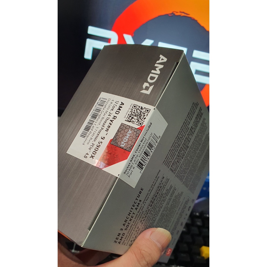 Vi Xử Lý Chip AMD Ryzen9 5900X 12 Core 24 Threads