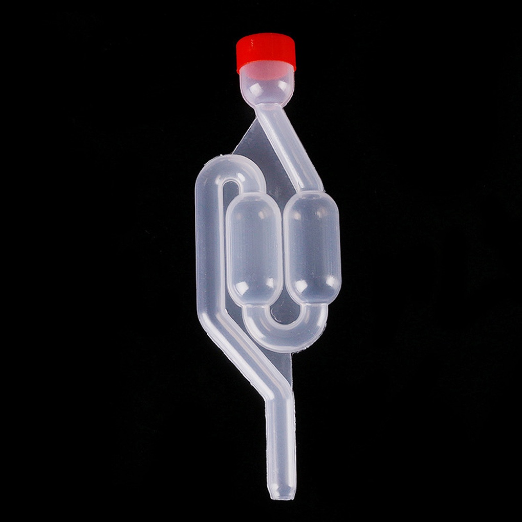 [CHOO] Homebrew Wine Fermentation Airlock Valve Plastic One-Way Exhaust Water Seal Bubble Grommet Beer Brewing Tool