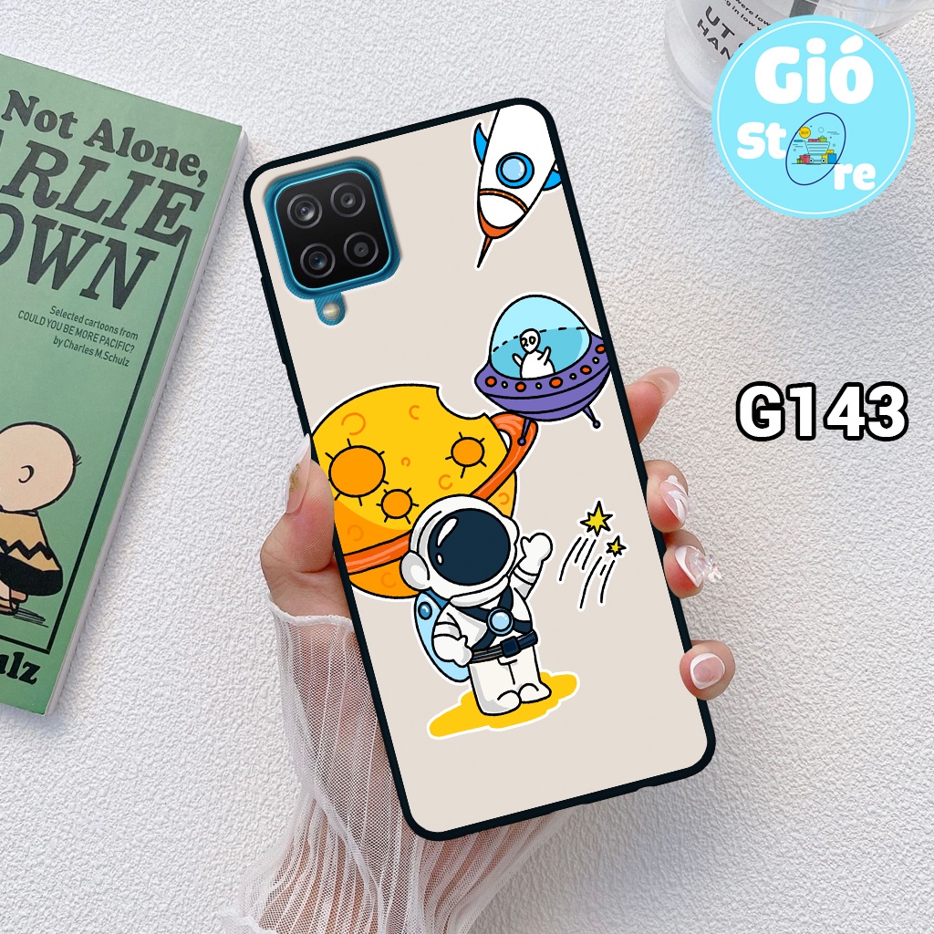Ốp lưng SAMSUNG A12/ A22 4G/ M12/ M22 - Ốp điện thoại SAMSUNG in hình vũ trụ,phi hành gia,lưng nhựa cứng viền dẻo