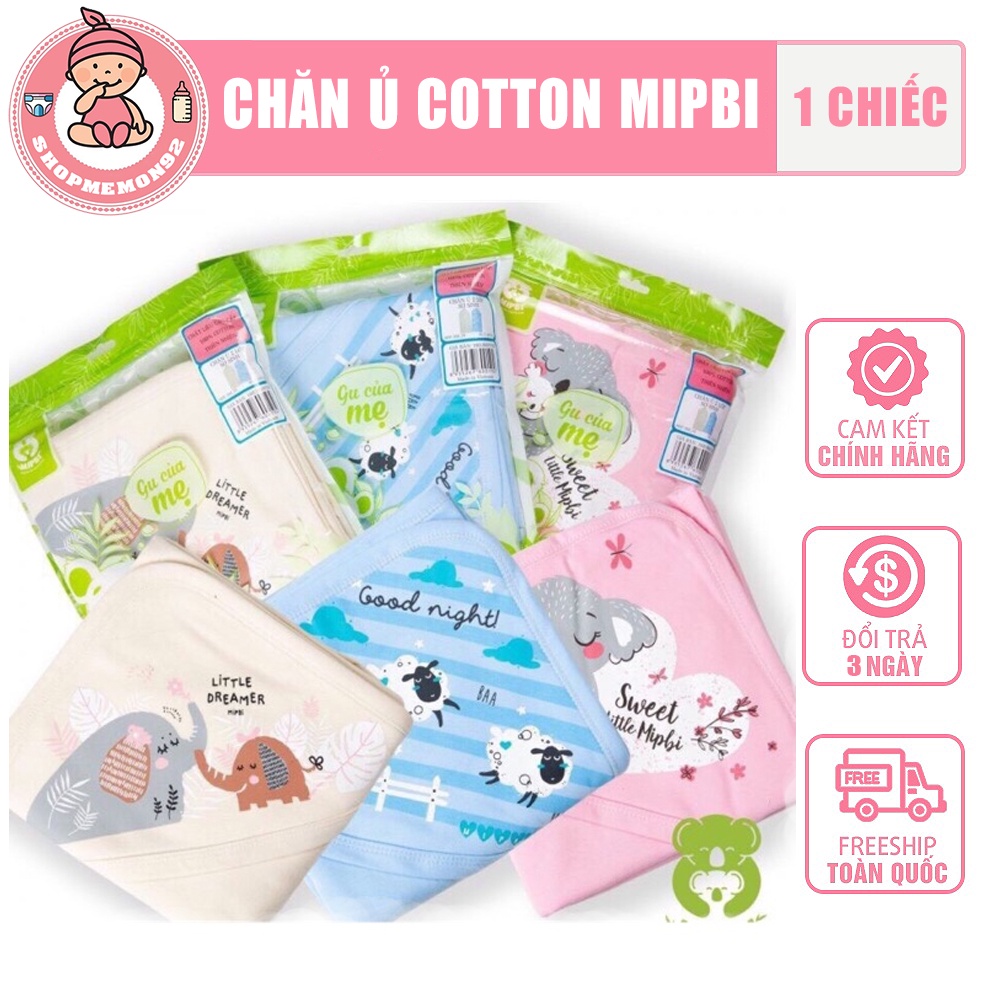 Mipbi - Chăn ủ (Ủ kén) sơ sinh 100% cotton