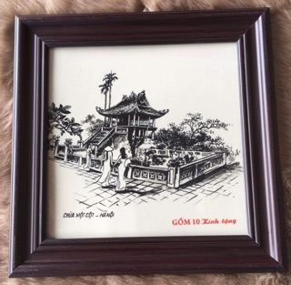 Tranh Gốm sứ Bát Tràng