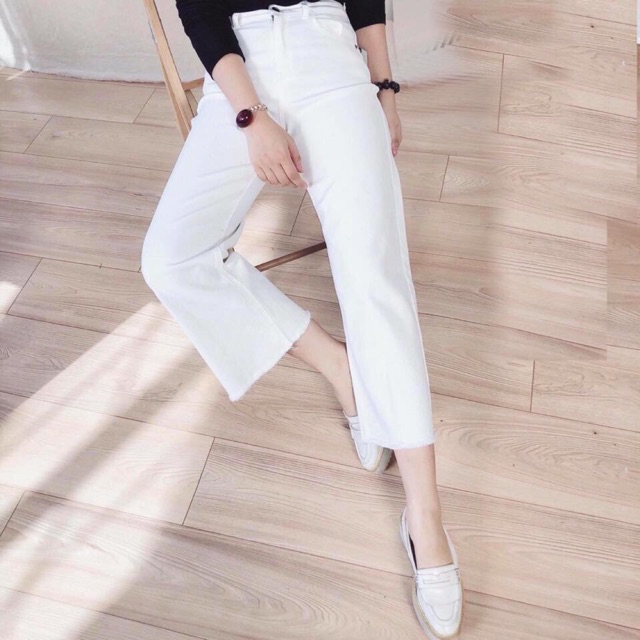 Quần Jeans Nữ Co Giãn Cao Cấp OHS3047