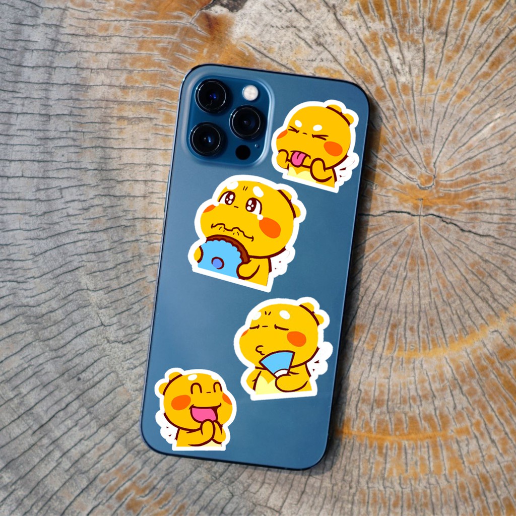 Set 40 cái Sticker QooBee Cute dán trang trí laptop, máy tính bỏ túi, vali, điện thoại, đàn ghita, hộp bút,đt,...