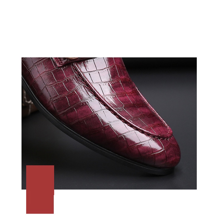 Giày Da Nam Mũi Nhọn Phong Cách Doanh Nhân Size 38-48