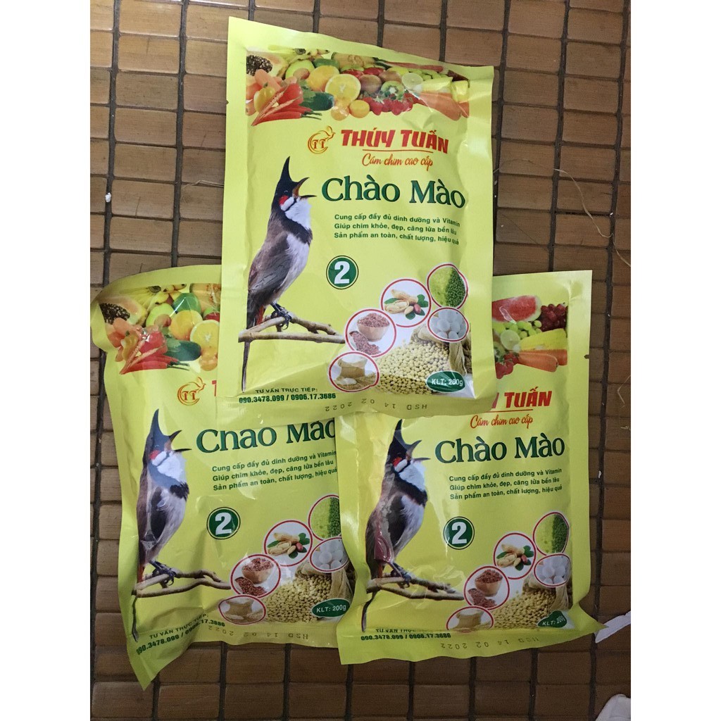 Cám chim chào mào Thúy Tuấn số 2 cao cấp chất lượng hiệu quả 200gram