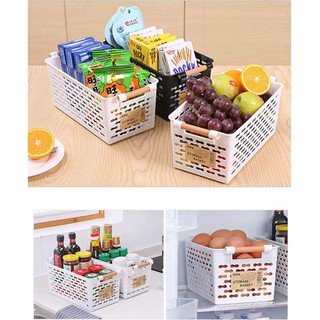 GIỎ ĐỰNG ĐỒ MINI QUAI GỖ TRÚC SIÊU CUTE