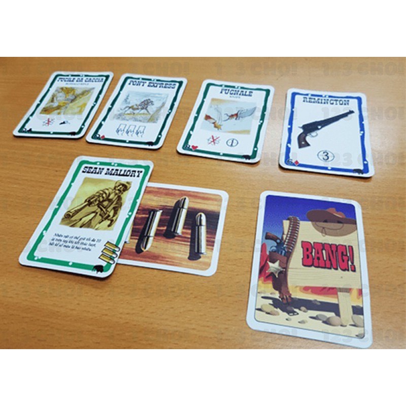 Trò chơi Bài Bang 103 lá, board game bắn súng chơi theo nhóm 3 -5 người, thẻ bài đẹp, cứng cáp, khó rách