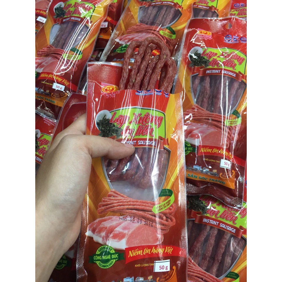 COMBO 2 gói lạp xưởng ăn liền 50G/gói