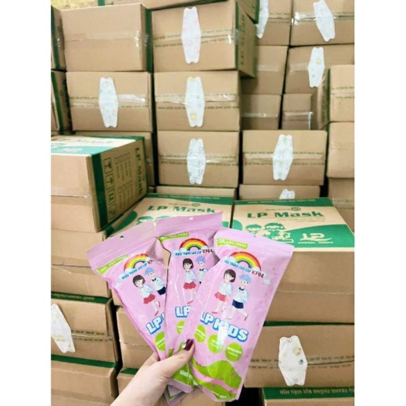 [03 - 08 tuổi] Khẩu trang 4 lớp kháng khuẩn KF94 công nghệ Hàn Quốc