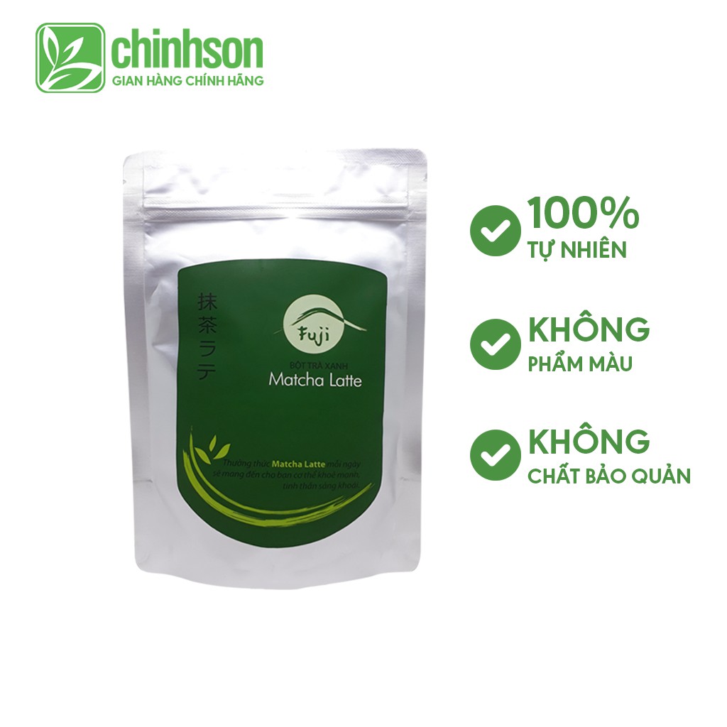 Bột Matcha Sữa Trà Xanh Fuji 200g - Nguyên Liệu Pha Chế, Đồ Uống. Hàng Chính Hãng, 100% tự nhiên - Trà Chính Sơn