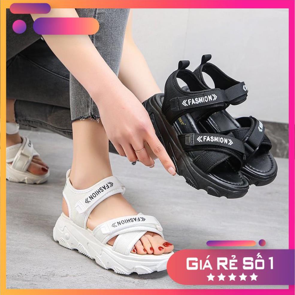 sale (S115) Sandal nữ đế bánh mì 5 phân quai chéo FASHION (mã M3)