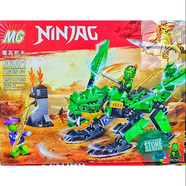Lego MG Lắp Ráp Rồng Bay NinjaG 66001