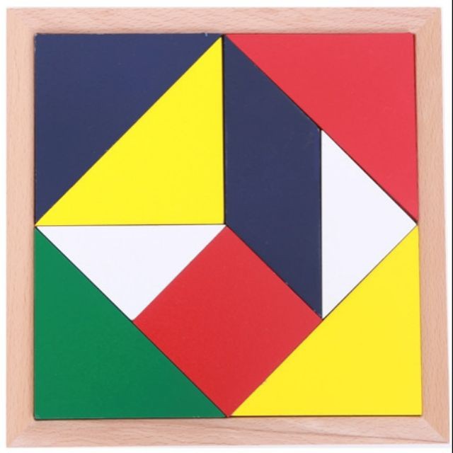 Giảm 10% [Tối Đa 35K Đơn Từ 50K] – Đồ Chơi Gỗ Ghép Hình Tangram - Giáo Cụ Montessori