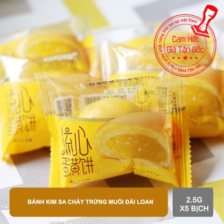 Combo 5 bịch bánh pía kim sa chảy trứng muối đài loan
