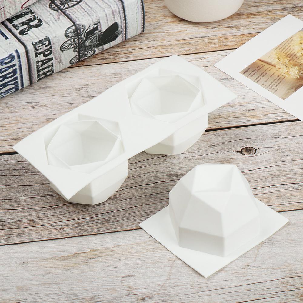 CONOPERY Khuôn Silicone Làm Nến Hình Khối Lập Phương Dùng Trang Trí Độc Đáo