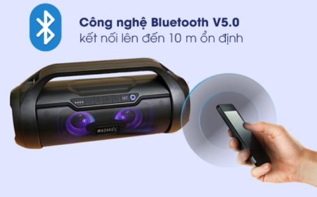 [Mã ELHACE giảm 4% đơn 300K] Loa Bluetooth MozardX BM01 Đen