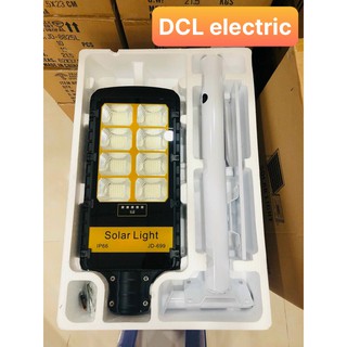 Đèn sân vườn, đèn đường pha led nlmt solar light jindian jd-699-200w