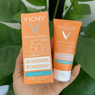 Kem chống nắng mẫu mới Vichy Capital Soleil Anti-shine 50ml SPF50+ dành cho da hỗn hợp, da dầu, da nhạy cảm 50ml
