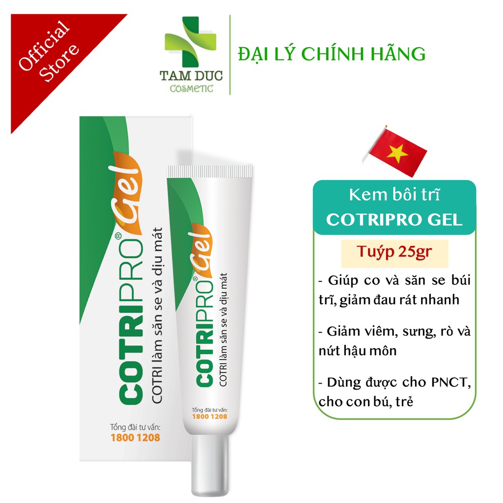 [Date mới nhất] Cotripro Gel - Kem bôi trĩ [Cotri pro gel, cotriro gel, cotriprogel]