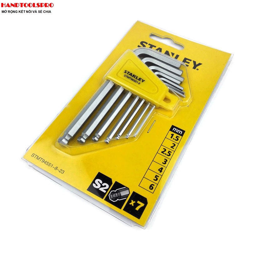 1.5-6mm Bộ lục giác 7 chi tiết Stanley 94-551 (STMT94551-8)