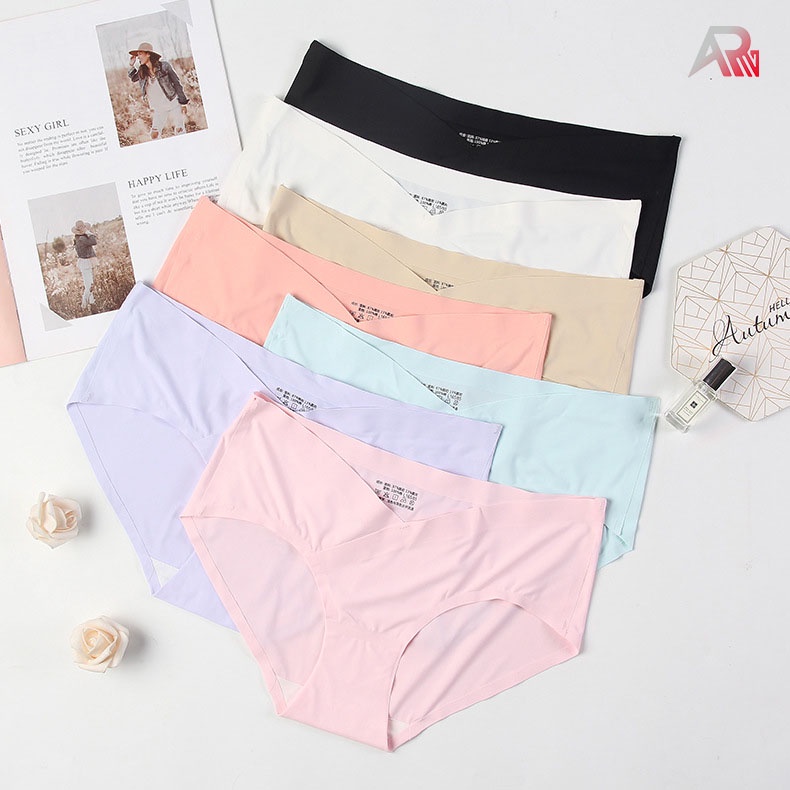 Combo 5 Quần lót su bầu cạp chéo - Quần cho mẹ bầu sau sinh chính hãng