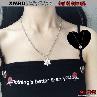Dây chuyền ulzzang mặt hoa cúc nhỏ siêu hot hàng unisex - ms: 2055