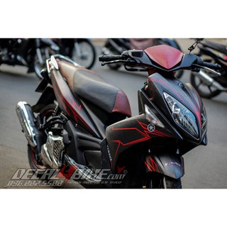 [D4B-Tem chuẩn xịn] Tem trùm xe NOUVO red lighting v2