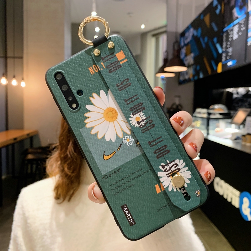 Ốp điện thoại TPU in hình hoa cúc trắng cho HUAWEI P40 P30 P20 Lite Mate 30 20 10 Pro Nova 7i 3i 3e 5T Y7 Y9 Prime 2019