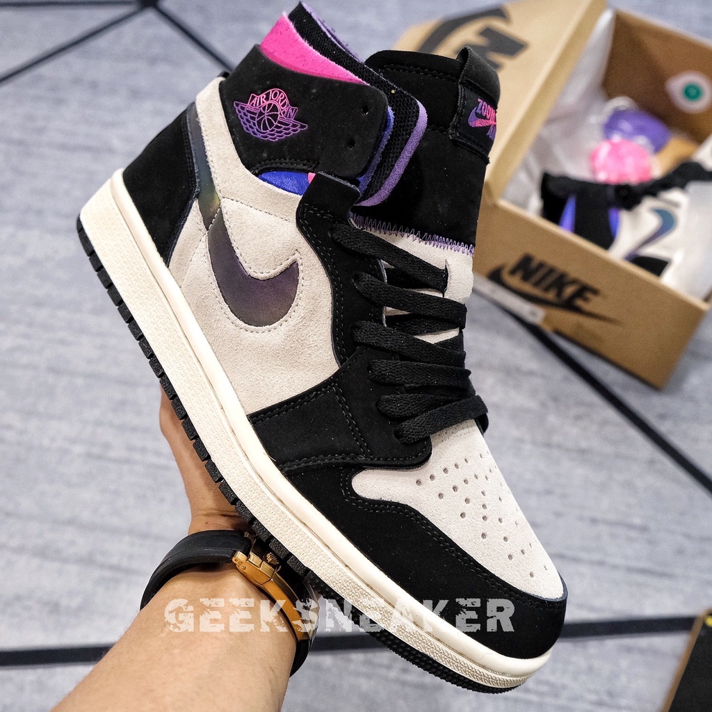 [GeekSneaker] Giày Sneaker Cổ Cao | Jordan 1 Zoom Air CMFT PSG Paris Saint-Germain