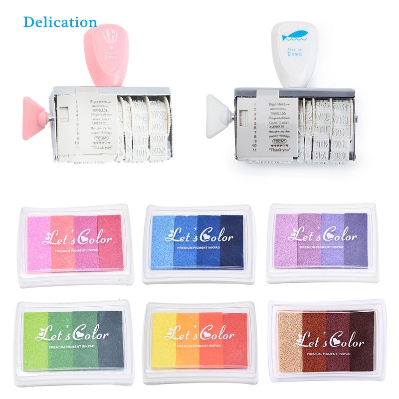 Con Lăn Mực Di Động In Chữ Dùng Làm Thiệp Sổ Tay DIY