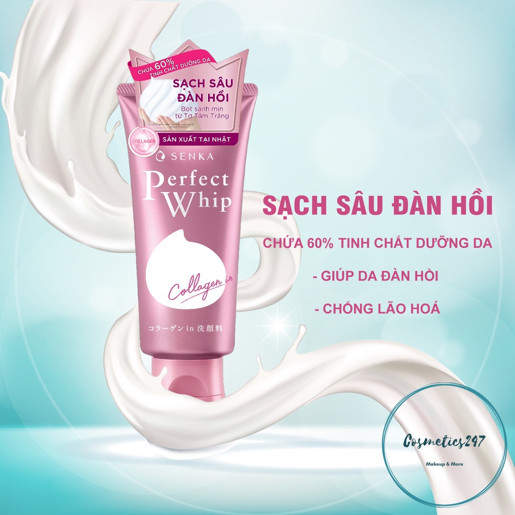 SỮA RỬA MẶT SENKA PERFECT WHIP ACNE CARE DÀNH CHO DA MỤN 100G