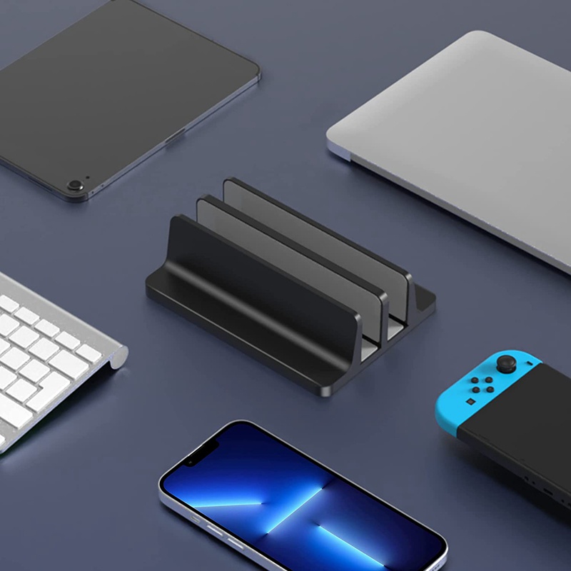 Giá Đỡ Laptop Bằng Nhôm Để Bàn Có Thể Điều Chỉnh (2 Ngăn) Phù Hợp Với Tất Cả Các Loại Điện Thoại / Laptop