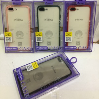 Ốp lưng Ou case lưng nhám iphone 7 plus/8 plus viền màu sang chảnh
