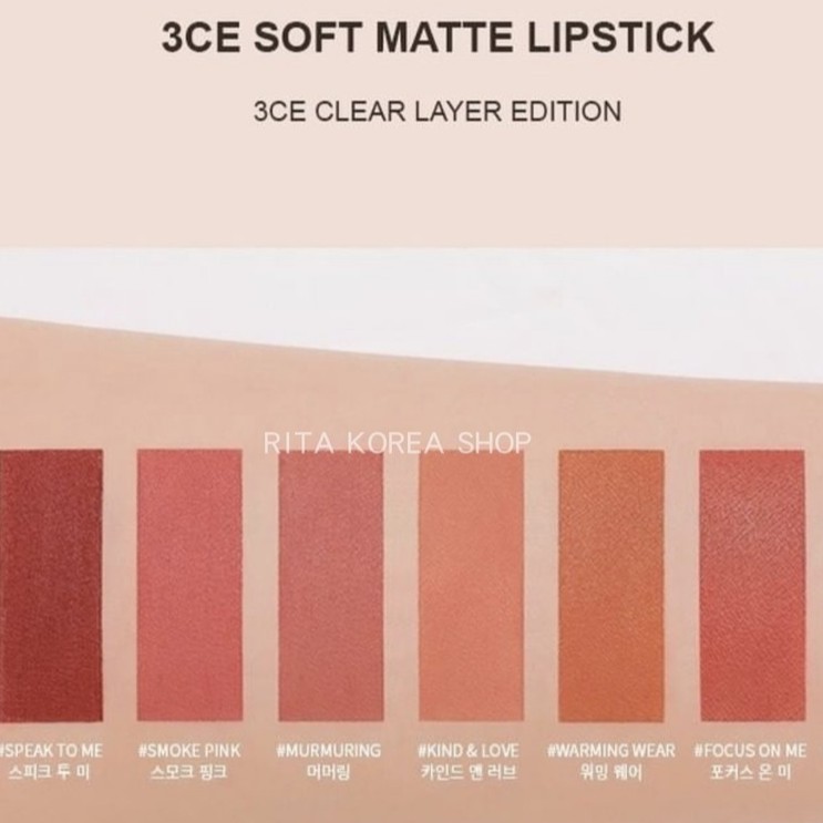 3ce lipstick shell made from transparent Acrylic fashion