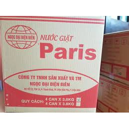 Nước giặt Paris Hương Hoa 5 Lít (Đen)