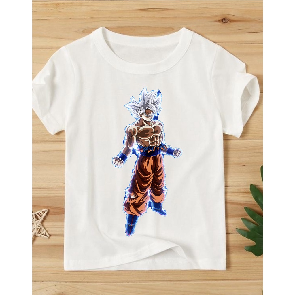Áo songoku dragonball 7 viên ngọc rồng bé trai nhân vật anime dễ thương cotton co giãn dễ chịu mát mẻ