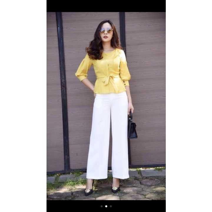 QUẦN ỐNG RỘNG NỮ CHẤT UMI DÀY DẶN QUẦN SỚ CULLOTES DÁNG DÀI 902 | BigBuy360 - bigbuy360.vn