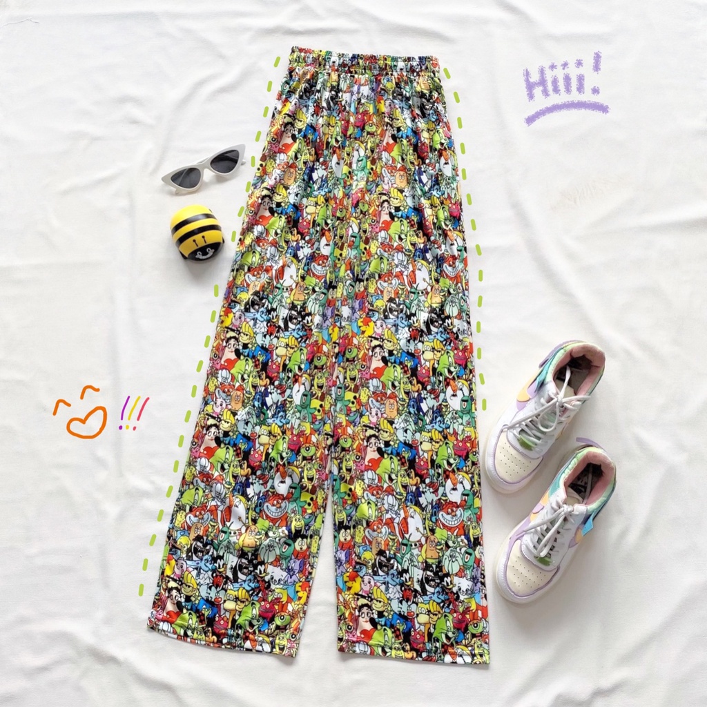 Quần dài hoạt hình jogger cartoon cute bông tím marvel iron man unisex cryaotic10