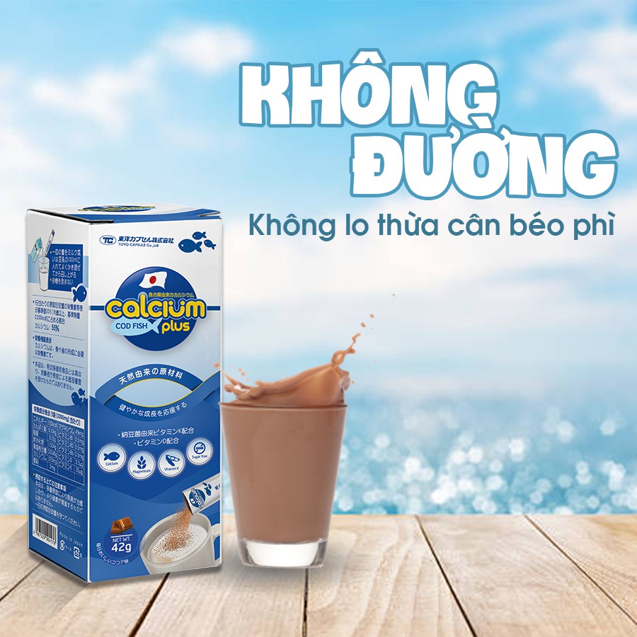 {Chính hãng}- 11hộp- CANXI CÁ TUYẾT PLUS - Canxi hữu cơ Nhật Bản - Tối ưu chiều cao