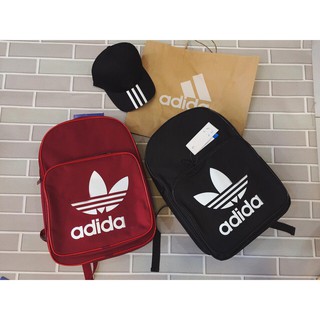 Balo Adid Originals Classic Backpack l UNISEX ĐỎ ĐEN