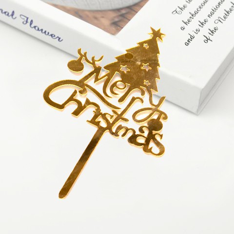 topper cake [FREESHIP] combom 10 thẻ cắm giáng sinh