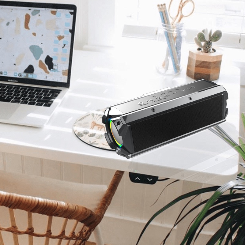 Loa Nghe Nhạc Bluetooth Công Suất PKCB386 100W TWS 200W 10400mAh USB, Thẻ nhớ, Line in 3.5mm  Chip DSP Hàng chính Hãng