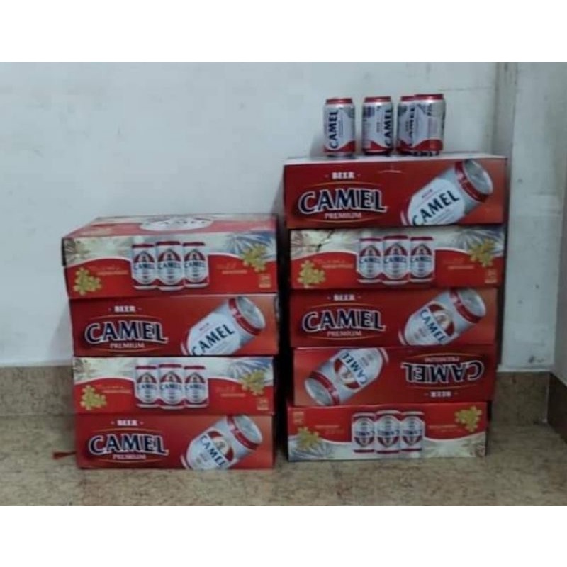 Beer CAMEL ĐỎ thùng 24 lon x 330ml