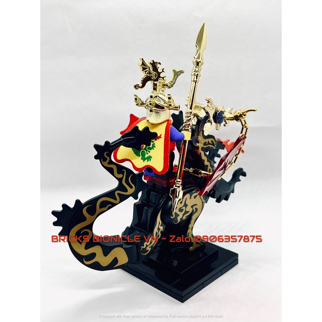 LEGO MINIFIGURES - ĐỒ CHƠI XẾP HÌNH LEGO MINIFIGURES - DRAGON KNIGHT & GOLDEN DRAGON PLUME