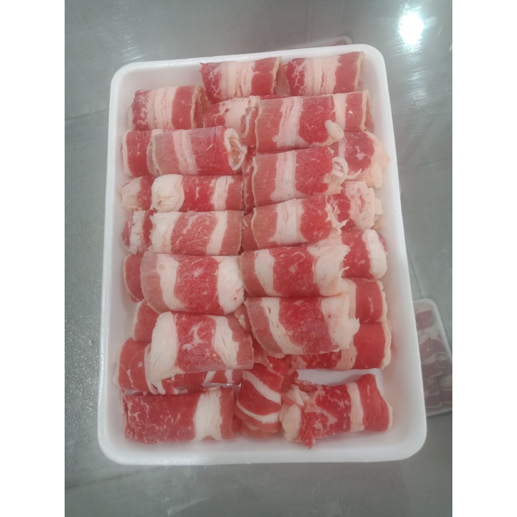 Ba chỉ bò mỹ khay 500gr