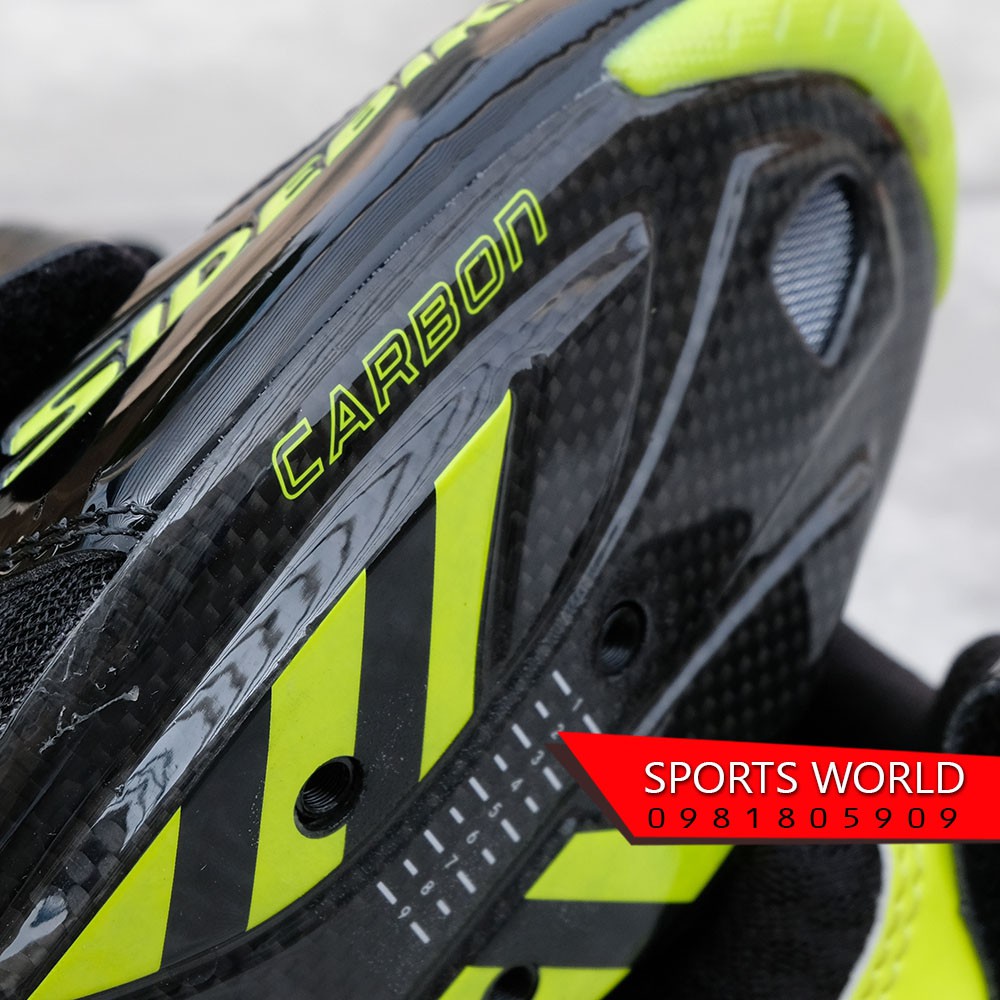Giày can đế CARBON dòng TRIATHLON  SIDEBIKE SD-016 green