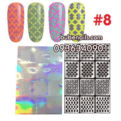 Giấy Vinyls tạo mẫu móng lẻ (part 1) - SALE ĐỒ NAIL