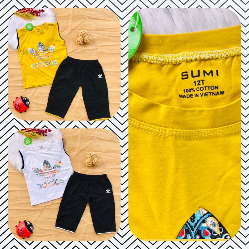 🐘 Bộ sát nách hàng shop bé trai 25-35kg