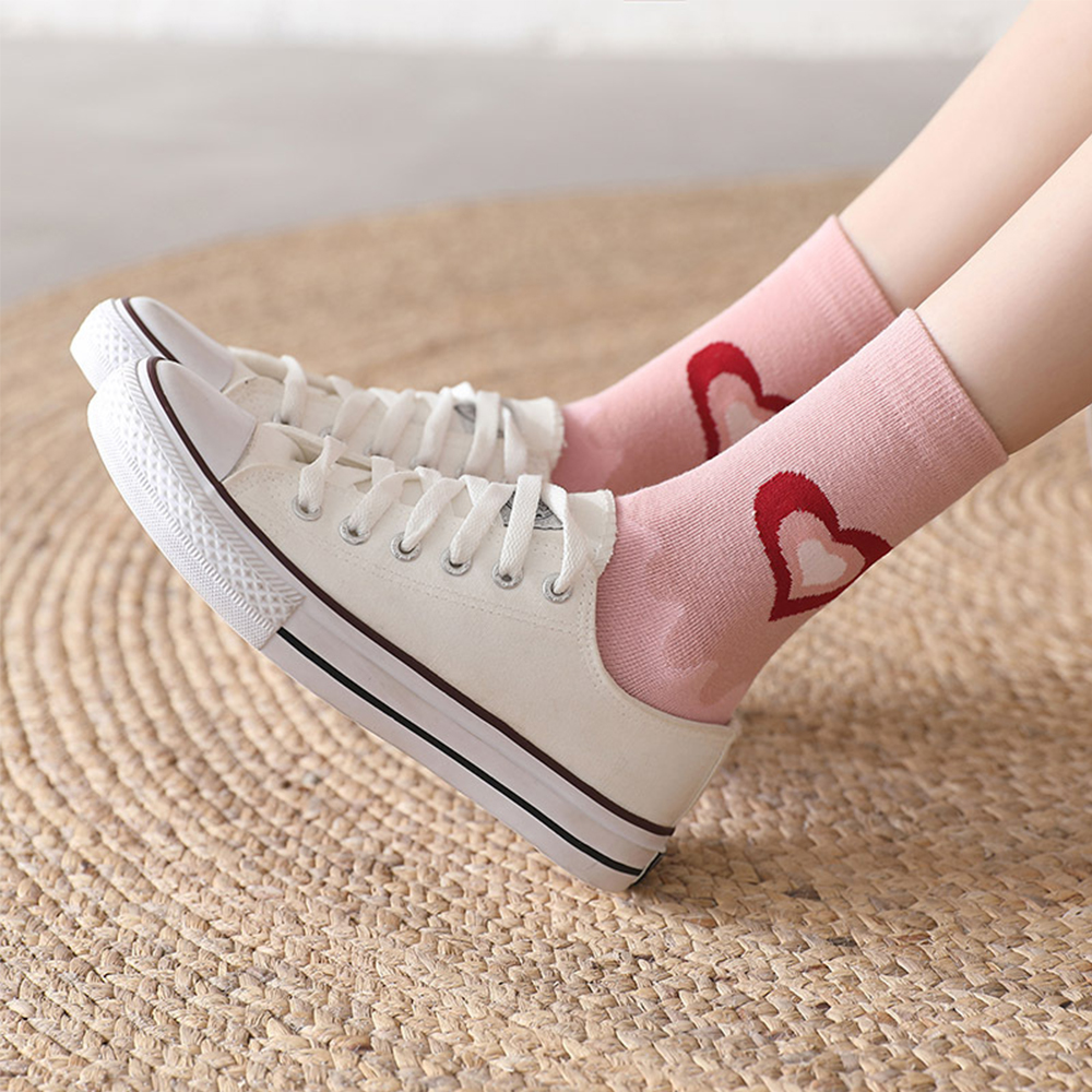 Đôi Vớ Cotton Thoáng Khí Họa Tiết Da Báo Thời Trang Cho Nữ